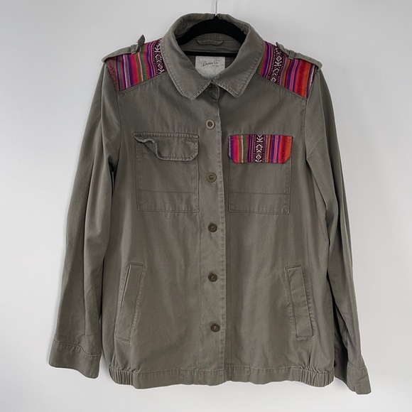 Denim Embellished Jacket - Picture 1 of 3